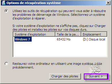 comment reparer restauration systeme windows 7