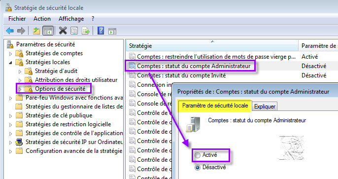 windows 7 comment avoir les droits d administrateur