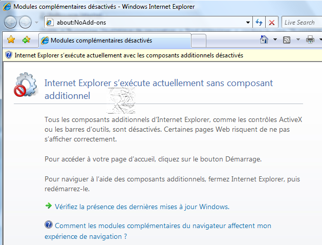 comment reparer internet explorer 8