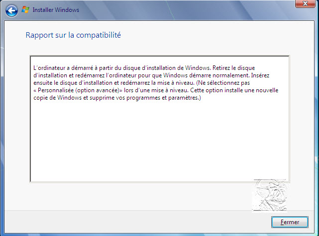 comment reparer le code erreur 28 pour windows 7