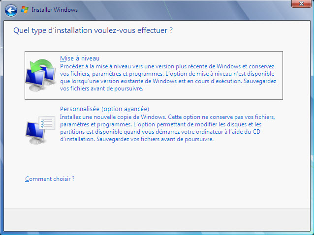 comment réparer windows 7 sans perte de données