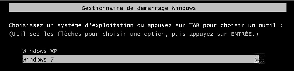 comment modifier les options de démarrage windows 7