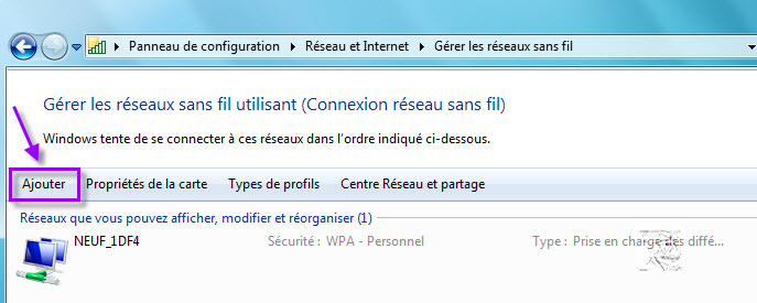 Configurer Reseau Sans Fil Sous Vista