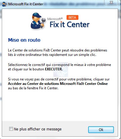 Microsoft Fix It Center - Download