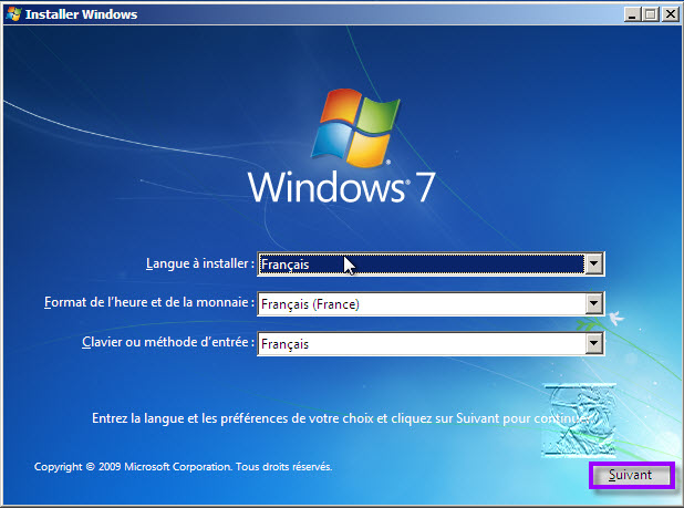 comment reparer un boot windows 7