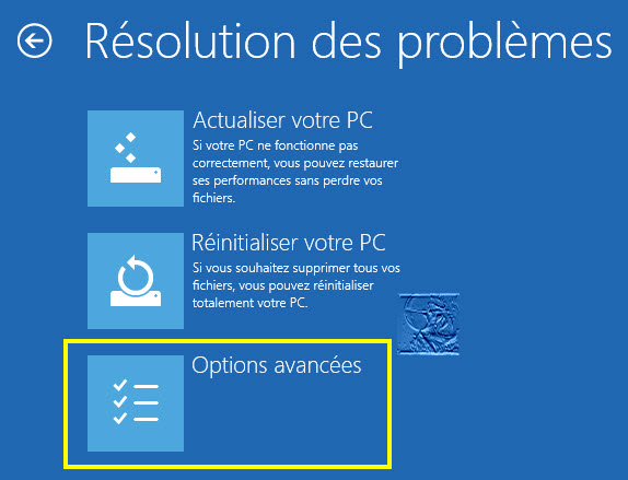 Windows 10 probleme demarrage en boucle